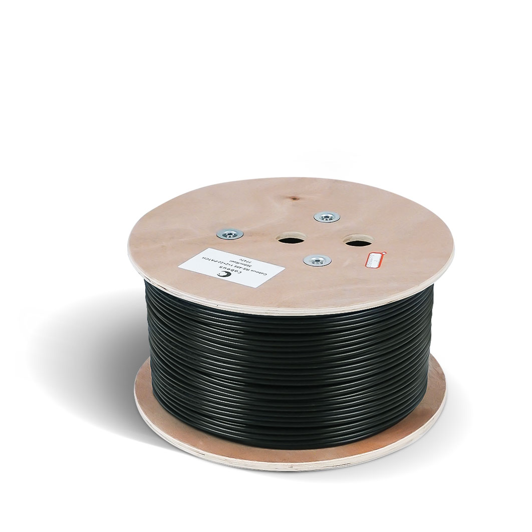  Кабель для интерфейса Cabeus RS-485, 1x2x22 AWG, 120 Oм, многожильный (patch) , SF/UTP , -40 С- +75 С, PVC (305м)