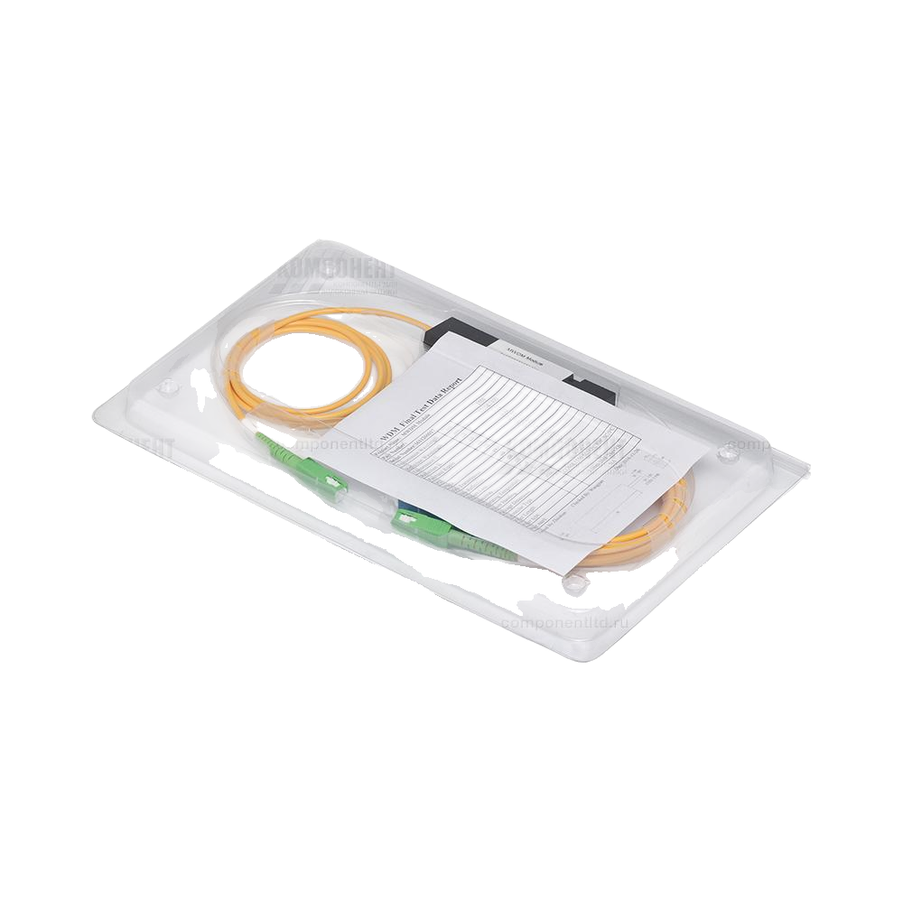 Сплиттер MWDM 1x2 1310/1490/1550 0.9мм in SC/APC out SC/APC; SC/UPC 1.0м