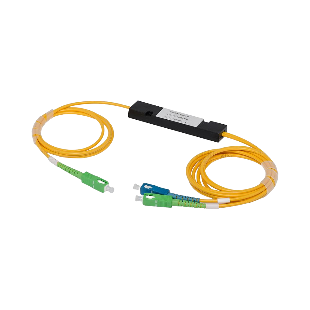 Сплиттер MWDM 1x2 1310/1490/1550 0.9мм in SC/APC out SC/APC; SC/UPC 1.0м