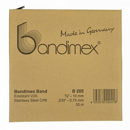 Лента бандажная Bandimex B205 16,0х0,75мм 30м